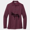 Ladies Silk Touch Long Sleeve Polo Thumbnail