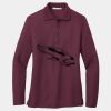 Ladies Silk Touch Long Sleeve Polo Thumbnail