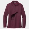 Ladies Silk Touch Long Sleeve Polo Thumbnail