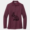 Ladies Silk Touch Long Sleeve Polo Thumbnail