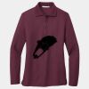 Ladies Silk Touch Long Sleeve Polo Thumbnail