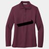 Ladies Silk Touch Long Sleeve Polo Thumbnail