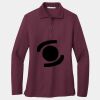 Ladies Silk Touch Long Sleeve Polo Thumbnail