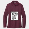 Ladies Silk Touch Long Sleeve Polo Thumbnail