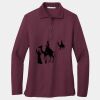 Ladies Silk Touch Long Sleeve Polo Thumbnail