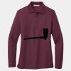 Ladies Silk Touch Long Sleeve Polo Thumbnail
