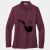 Ladies Silk Touch Long Sleeve Polo Thumbnail