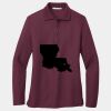 Ladies Silk Touch Long Sleeve Polo Thumbnail
