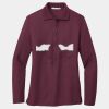 Ladies Silk Touch Long Sleeve Polo Thumbnail