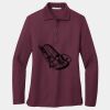 Ladies Silk Touch Long Sleeve Polo Thumbnail