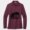 Ladies Silk Touch Long Sleeve Polo Thumbnail