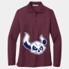 Ladies Silk Touch Long Sleeve Polo Thumbnail