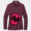 Ladies Silk Touch Long Sleeve Polo Thumbnail