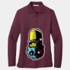 Ladies Silk Touch Long Sleeve Polo Thumbnail