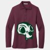 Ladies Silk Touch Long Sleeve Polo Thumbnail