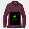 Ladies Silk Touch Long Sleeve Polo Thumbnail