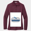 Ladies Silk Touch Long Sleeve Polo Thumbnail