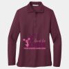 Ladies Silk Touch Long Sleeve Polo Thumbnail
