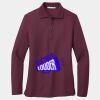 Ladies Silk Touch Long Sleeve Polo Thumbnail