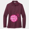 Ladies Silk Touch Long Sleeve Polo Thumbnail