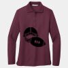 Ladies Silk Touch Long Sleeve Polo Thumbnail