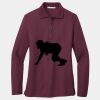 Ladies Silk Touch Long Sleeve Polo Thumbnail