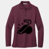 Ladies Silk Touch Long Sleeve Polo Thumbnail