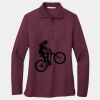 Ladies Silk Touch Long Sleeve Polo Thumbnail