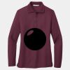 Ladies Silk Touch Long Sleeve Polo Thumbnail
