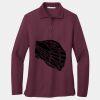 Ladies Silk Touch Long Sleeve Polo Thumbnail
