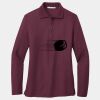 Ladies Silk Touch Long Sleeve Polo Thumbnail