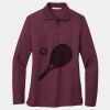 Ladies Silk Touch Long Sleeve Polo Thumbnail
