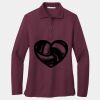 Ladies Silk Touch Long Sleeve Polo Thumbnail