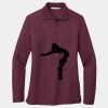 Ladies Silk Touch Long Sleeve Polo Thumbnail