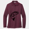 Ladies Silk Touch Long Sleeve Polo Thumbnail