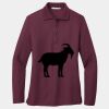 Ladies Silk Touch Long Sleeve Polo Thumbnail