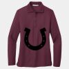 Ladies Silk Touch Long Sleeve Polo Thumbnail