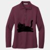 Ladies Silk Touch Long Sleeve Polo Thumbnail
