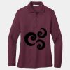 Ladies Silk Touch Long Sleeve Polo Thumbnail