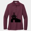 Ladies Silk Touch Long Sleeve Polo Thumbnail