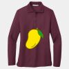 Ladies Silk Touch Long Sleeve Polo Thumbnail
