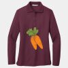 Ladies Silk Touch Long Sleeve Polo Thumbnail