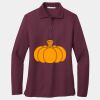 Ladies Silk Touch Long Sleeve Polo Thumbnail