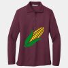 Ladies Silk Touch Long Sleeve Polo Thumbnail