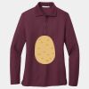 Ladies Silk Touch Long Sleeve Polo Thumbnail