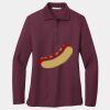 Ladies Silk Touch Long Sleeve Polo Thumbnail