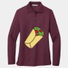 Ladies Silk Touch Long Sleeve Polo Thumbnail