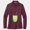 Ladies Silk Touch Long Sleeve Polo Thumbnail