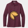 Ladies Silk Touch Long Sleeve Polo Thumbnail