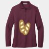 Ladies Silk Touch Long Sleeve Polo Thumbnail